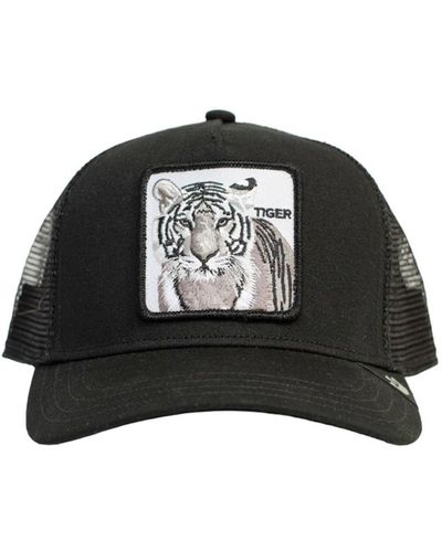 Goorin Bros Tiger bestickte mütze - Schwarz