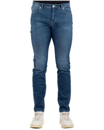 Brooksfield Jeans > slim-fit jeans - Bleu