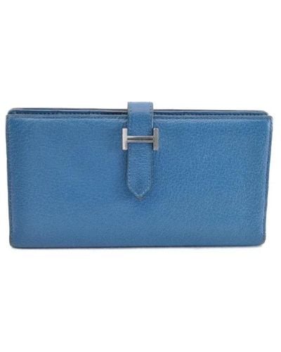 Hermès Pre-owned > pre-owned accessories > pre-owned wallets - Bleu
