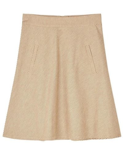 Mads Nørgaard Short Skirts - Natural