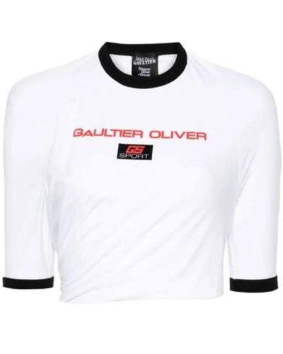 Jean Paul Gaultier Tops > long sleeve tops - Blanc