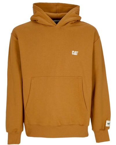 Caterpillar Logo hoodie leichte streetwear - Orange