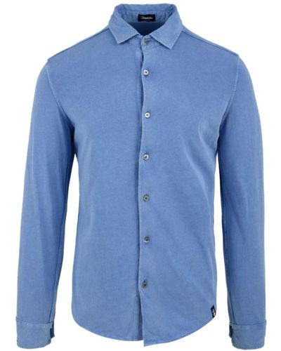 Drumohr Casual Shirts - Blue