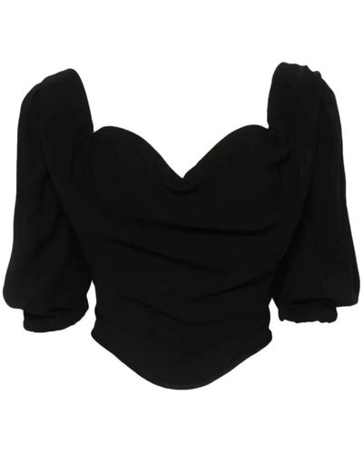 Vivienne Westwood Top corset negro para atuendos de domingo