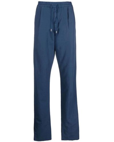 Caruso Slim-Fit Trousers - Blue