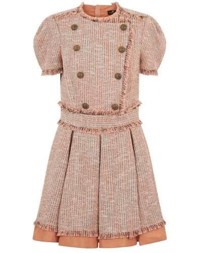 Elisabetta Franchi Short Dresses - Pink