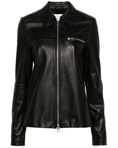 Max Mara Jackets > leather jackets - Noir