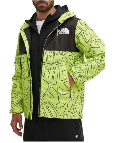 The North Face Giacca impermeabile verde lime