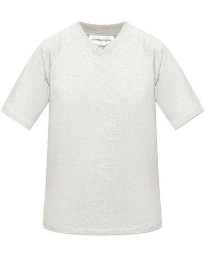 Victoria Beckham Bedrucktes t-shirt - Weiß