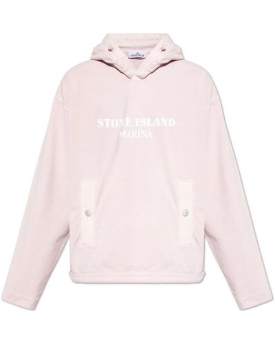 Stone Island Hoodies - Pink