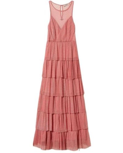 Twin Set Maxi Dresses - Pink