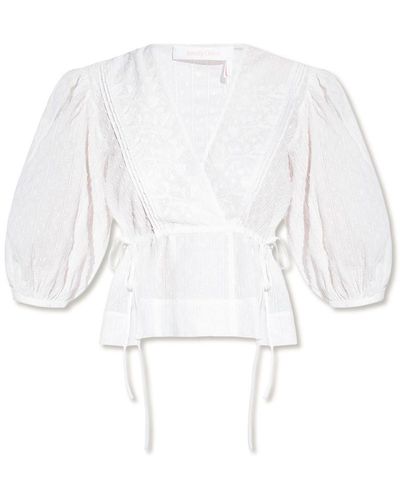 See By Chloé Embroidered top - Blanco