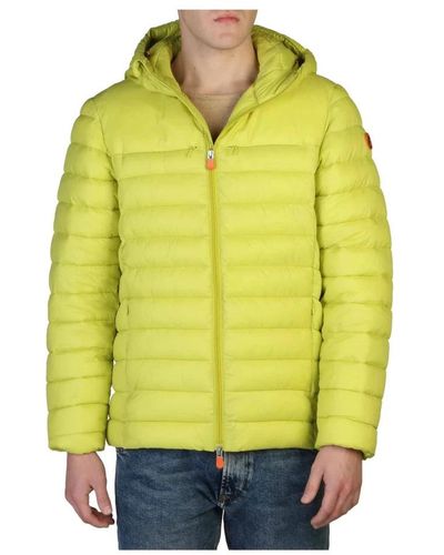 Save The Duck Winter Jackets - Yellow