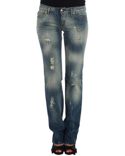 Roberto Cavalli Low waist jeans - Bleu
