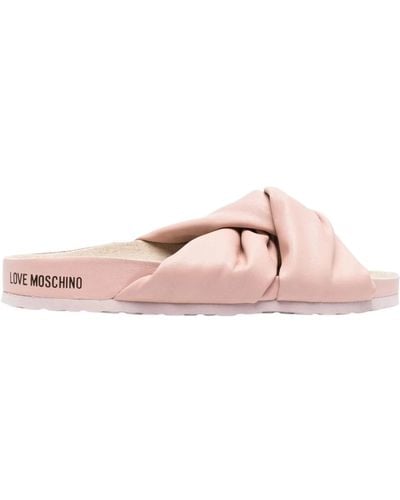 Love Moschino Sliders - Pink