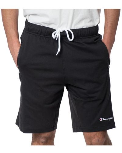 Champion Shorts bermuda elastischer bund reißverschlusstaschen - Schwarz