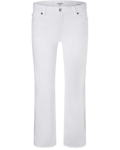 Cambio Cropped Jeans - Weiß