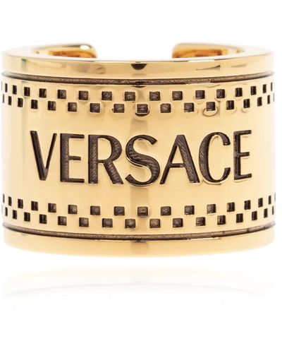 Versace Messingring mit logo - Mettallic