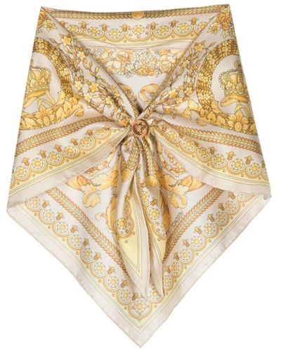 Versace Silky Scarves - Natural