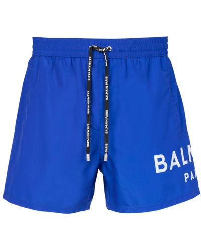 Balmain Swimwear > beachwear - Bleu