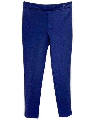 Carolina Herrera Cropped Trousers - Blue