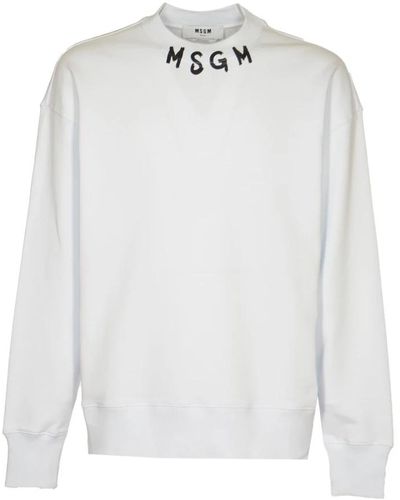 MSGM Sweatshirts - Weiß
