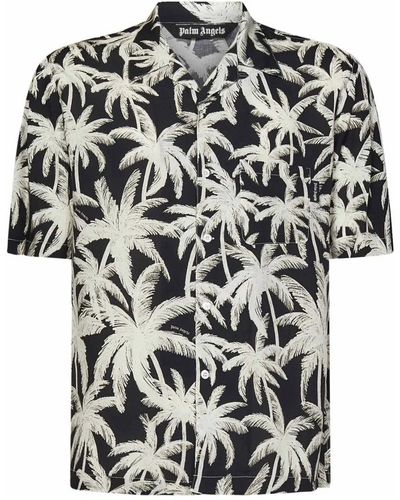 Palm Angels Short Sleeve Shirts - Multicolour