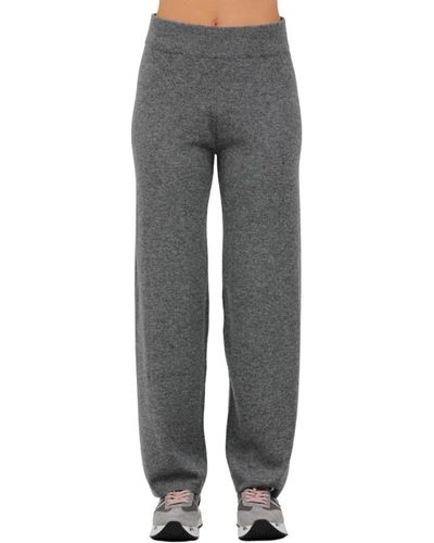 Alpha Studio Trousers > straight trousers - Gris