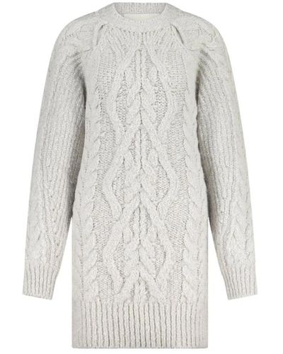 Isabel Marant Round-Neck Knitwear - Gray