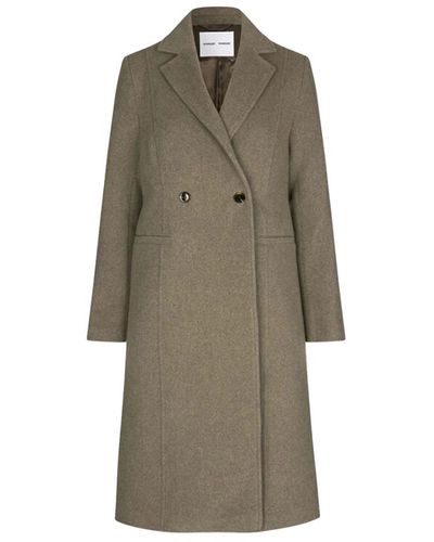 Samsøe & Samsøe Coats > double-breasted coats - Neutre
