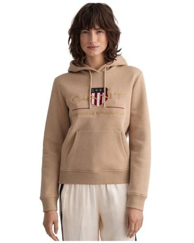 GANT Sweatshirts & hoodies > hoodies - Marron