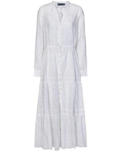 Ralph Lauren Maxi Dresses - White