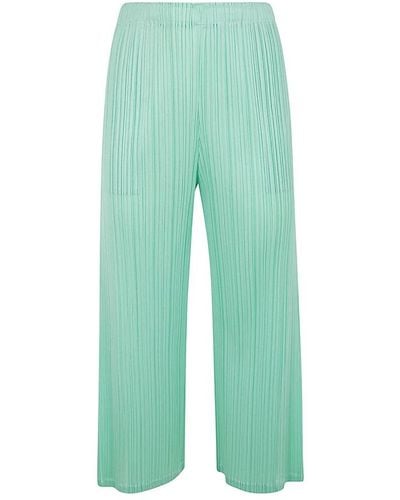Issey Miyake Wide Trousers - Green