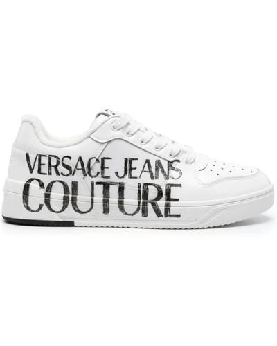 Versace Weiße starlight sneakers - Mettallic