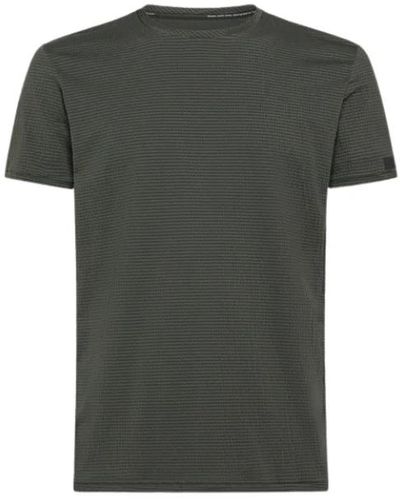 Rrd T-shirt tecnica in seersucker - Verde