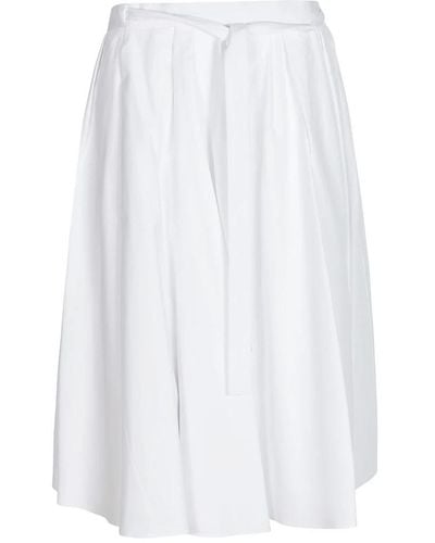Prada Midi Skirts - White