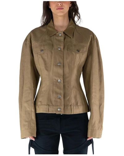 Stella McCartney Leather jackets - Braun