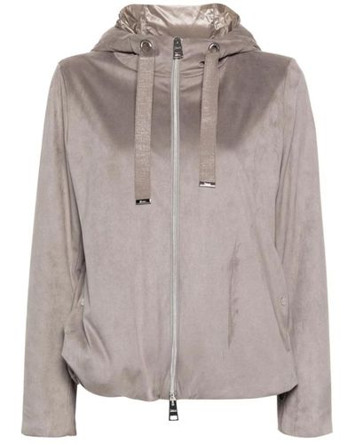 Herno Sweatshirts & hoodies > zip-throughs - Gris