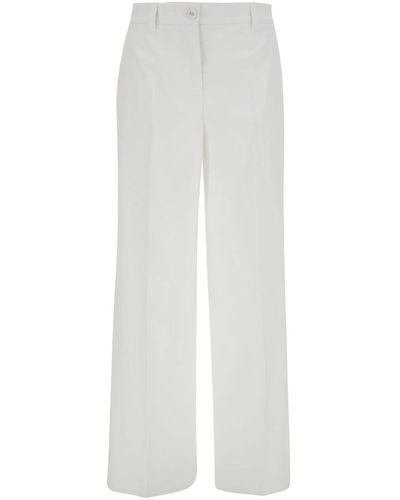 Dolce & Gabbana Wide trousers - Blanco