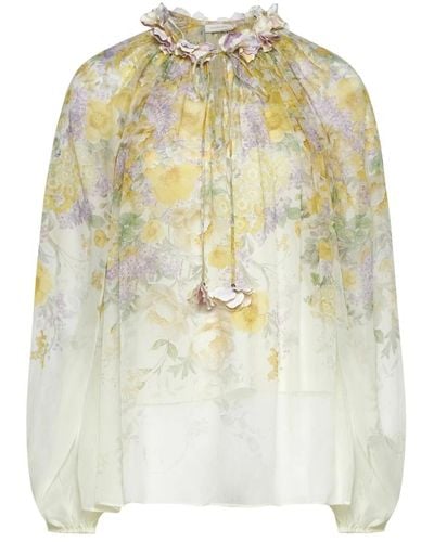 Zimmermann Natura billow blouse - Mehrfarbig