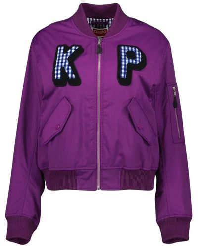 KENZO Jackets > bomber jackets - Violet