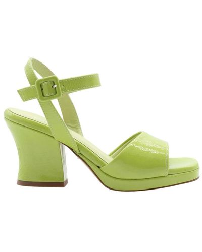 DONNA LEI High Heel Sandals - Green