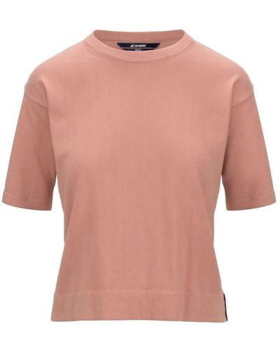 K-Way Stilvolles feminines rose t-shirt - Pink