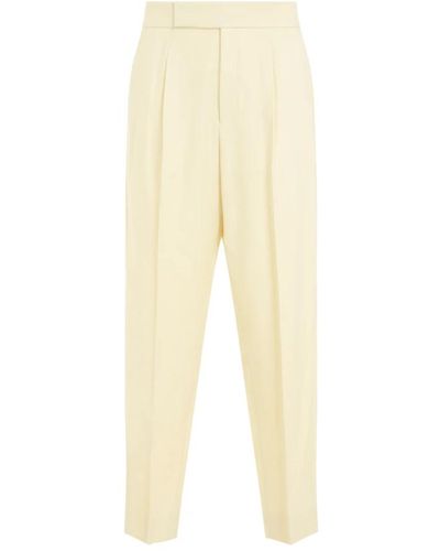Fear Of God Single pleat tapered hose zitronencreme - Natur