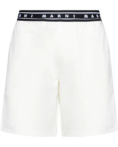 Marni Short Shorts - White
