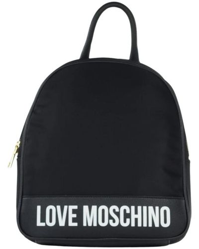 Love Moschino Zaino con logo city lovers - Nero