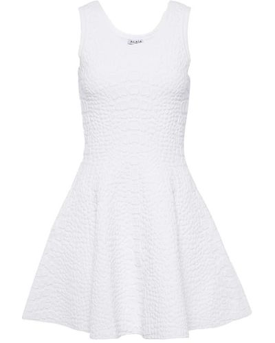 Alaïa Short Dresses - White
