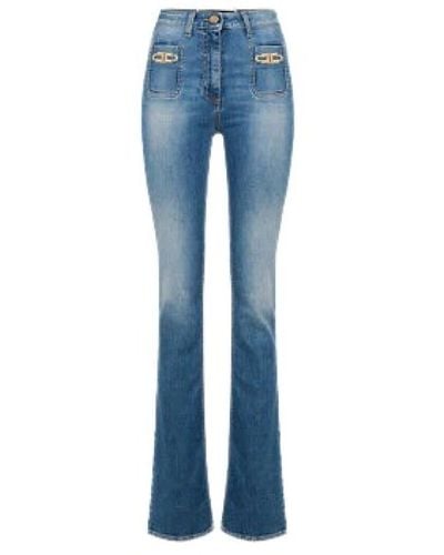 Elisabetta Franchi Flared jeans - Blu
