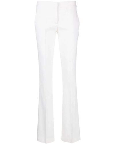 Blumarine Straight Pants - White