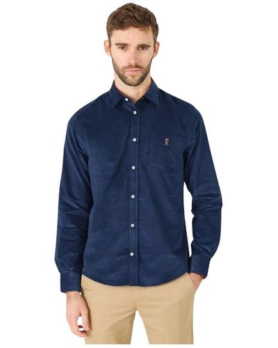 Vicomte A. Shirts > casual shirts - Bleu